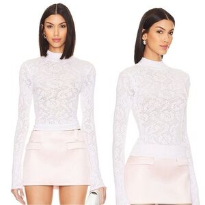 Majorelle from REVOLVE Breeze Floral Sweater in White